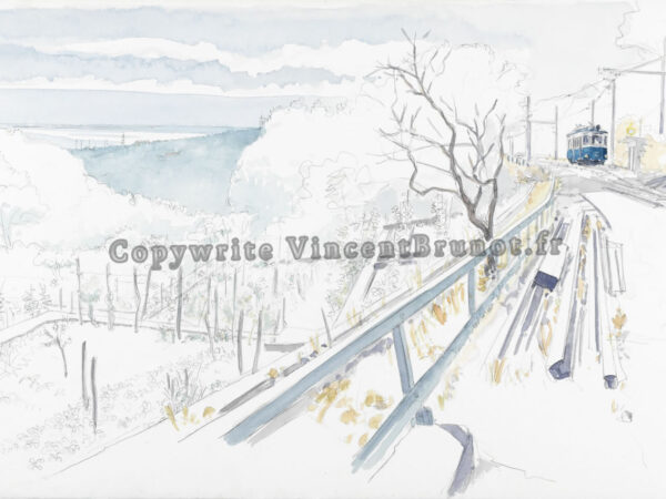 Le Tram à l&rsquo;arrêt de Banne