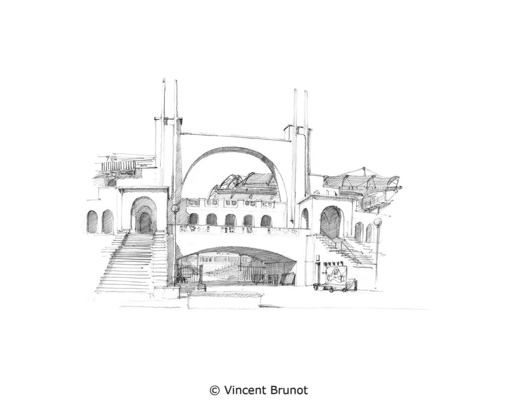 VINCENT, Lyon - Dessin de Vincent Brunot