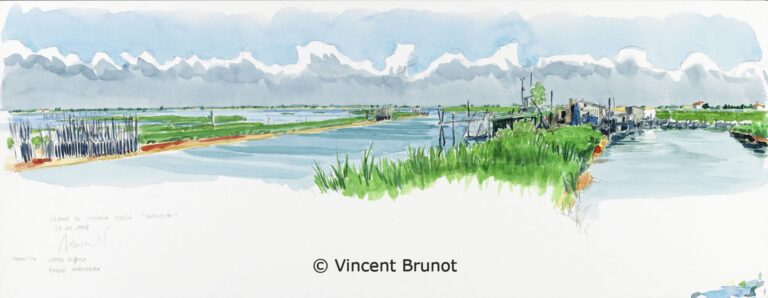06Laguna, Venise - Dessin de Vincent Brunot