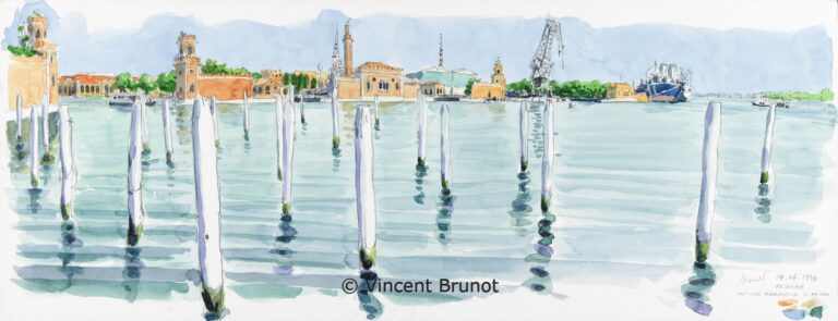 08Arsenale, Venise - Dessin de Vincent Brunot