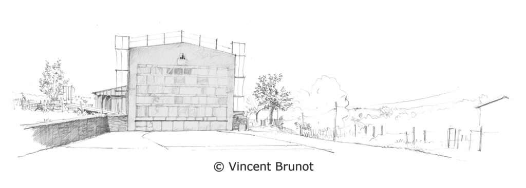 Cairn, Pays Basque - Dessin de Vincent Brunot