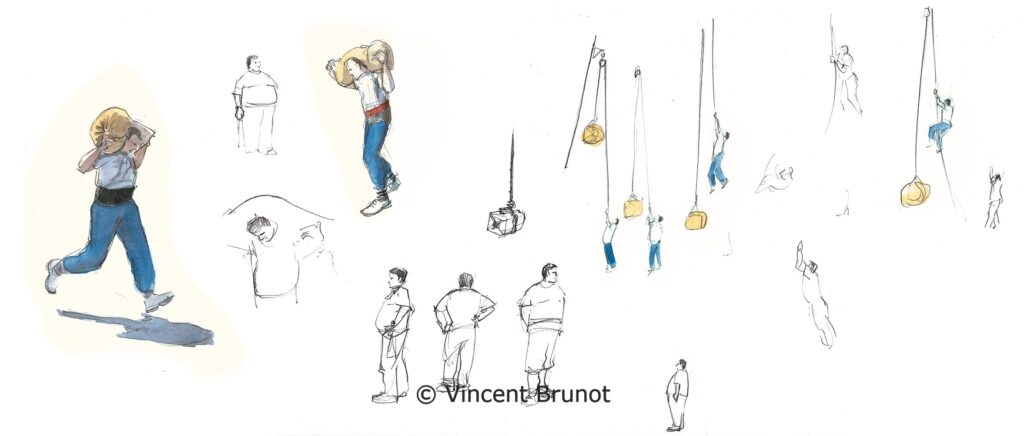 102 cairn, Pays Basque - Dessin de Vincent Brunot