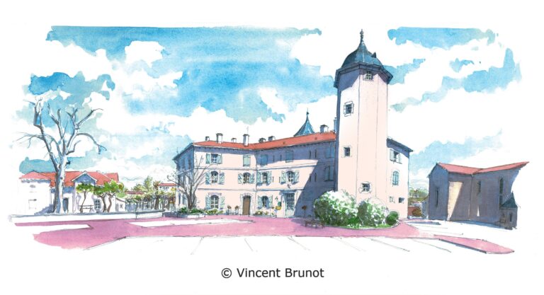 Cairn, Pays Basque - Dessin de Vincent Brunot