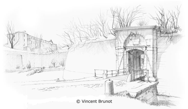 Cairn, Pays Basque - Dessin de Vincent Brunot