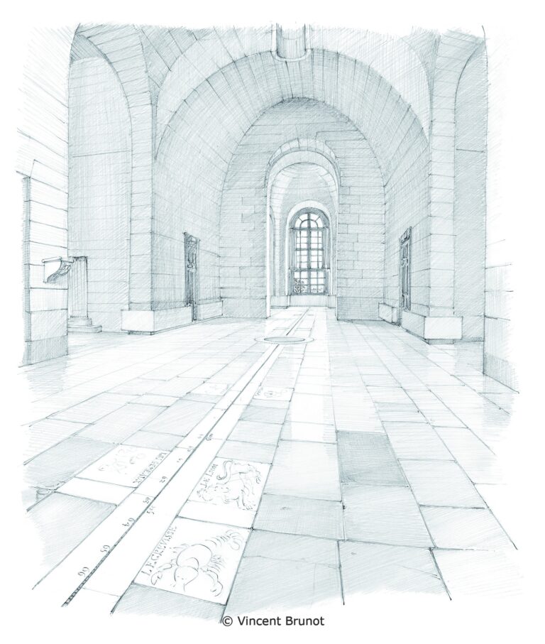 Observatoire, Paris - Dessin de Vincent Brunot