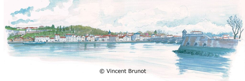 Cairn, Pays Basque - Dessin de Vincent Brunot