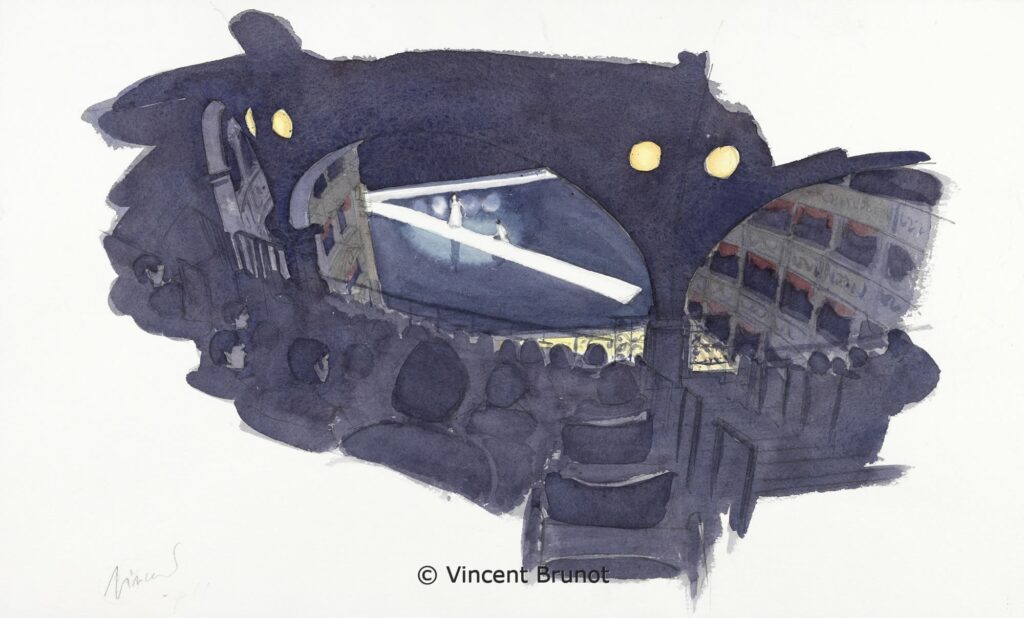19TeatroVerdiMacbeth, Trieste - Dessin de Vincent Brunot
