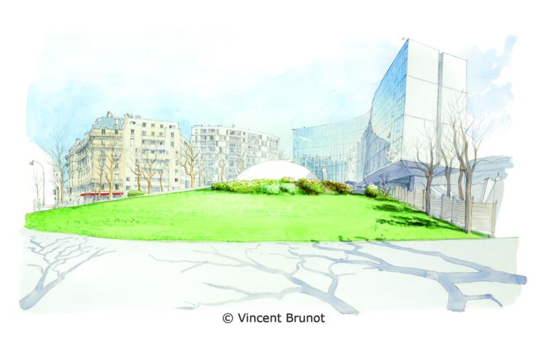 Colonel fabien, Paris - Dessin de Vincent Brunot