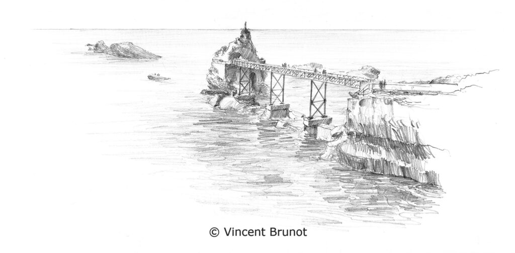 Cairn, Pays Basque - Dessin de Vincent Brunot