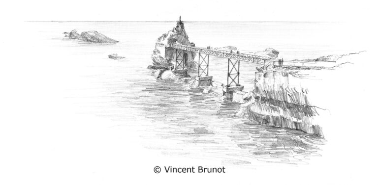 Cairn, Pays Basque - Dessin de Vincent Brunot