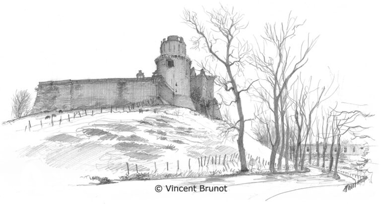 Cairn, Pays Basque - Dessin de Vincent Brunot