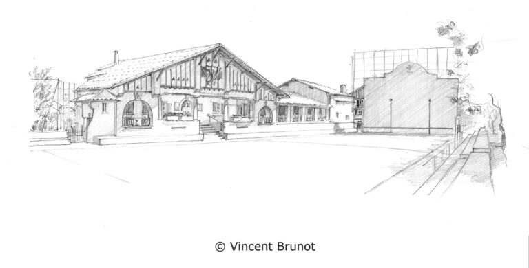 Cairn, Pays Basque - Dessin de Vincent Brunot