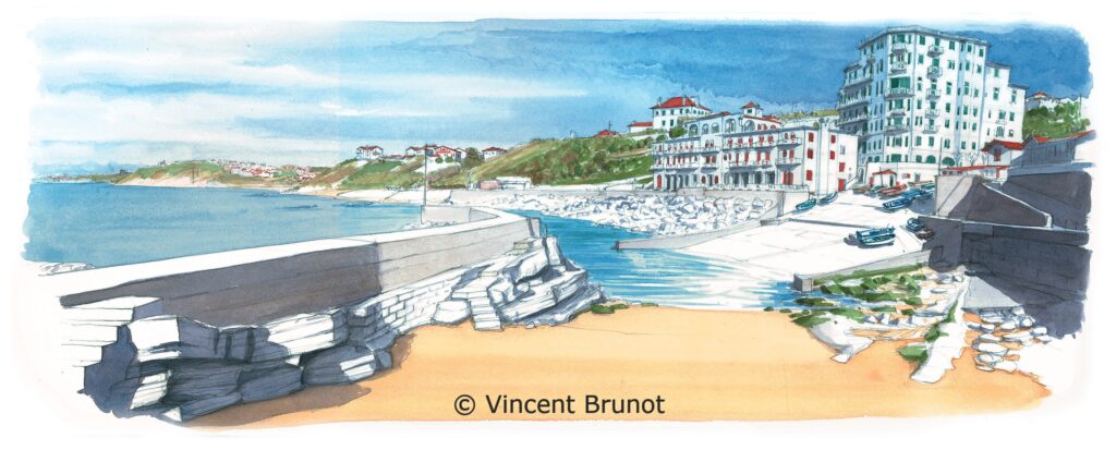 Cairn, Pays Basque - Dessin de Vincent Brunot