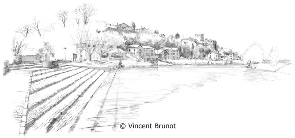 Cairn, Pays Basque - Dessin de Vincent Brunot