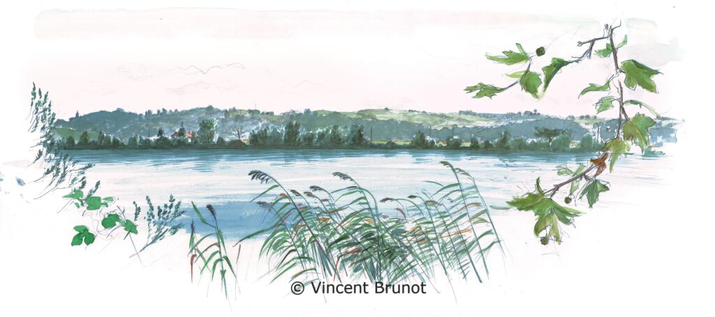 Cairn, Pays Basque - Dessin de Vincent Brunot