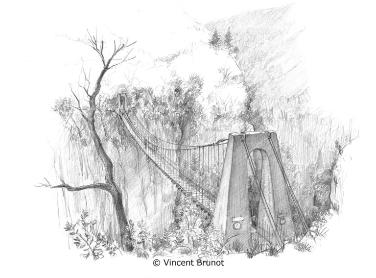 Cairn, Pays Basque - Dessin de Vincent Brunot