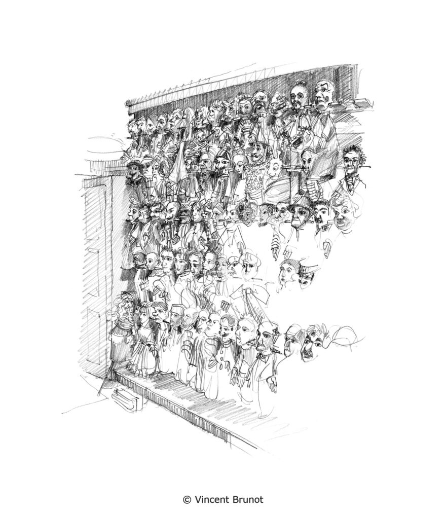 Vue de Lyon, Lyon - Dessin de Vincent Brunot