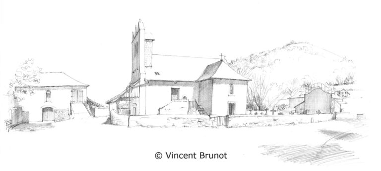 Cairn, Pays Basque - Dessin de Vincent Brunot