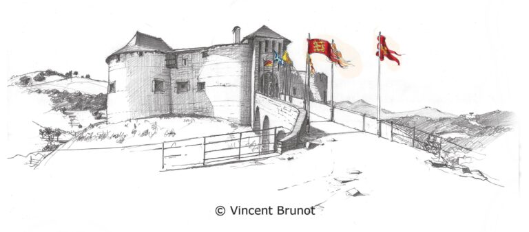Cairn1, Pays Basque - Dessin de Vincent Brunot