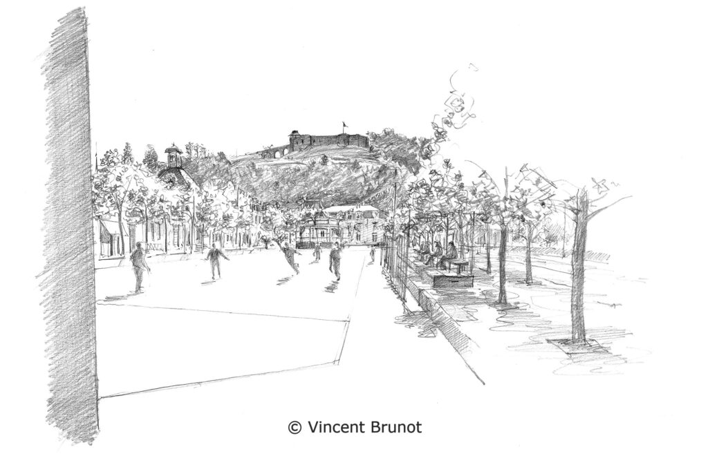 Cairn, Pays Basque - Dessin de Vincent Brunot