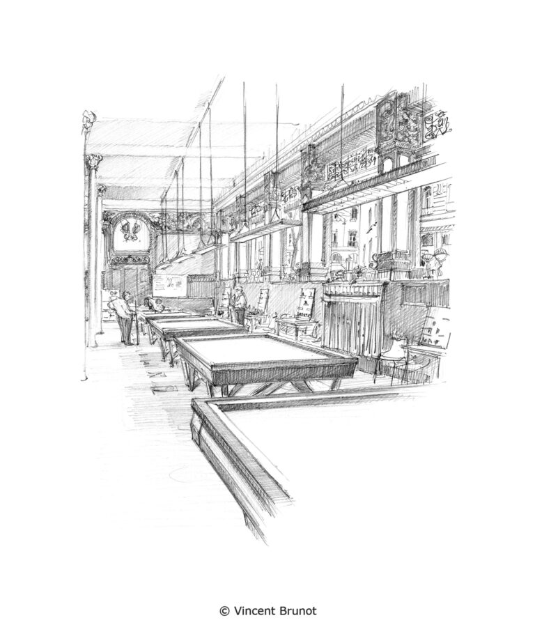 Vue de Lyon, Lyon - Dessin de Vincent Brunot