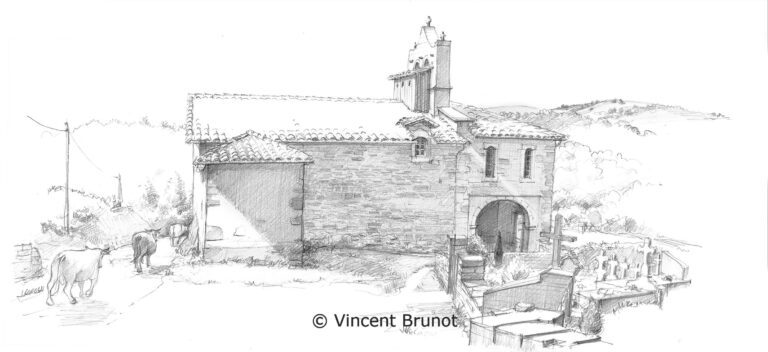 Cairn01, Pays Basque - Dessin de Vincent Brunot