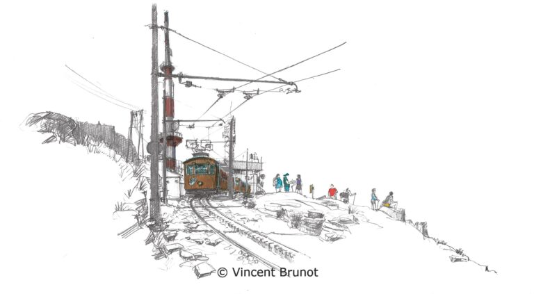 Cairn01, Pays Basque - Dessin de Vincent Brunot