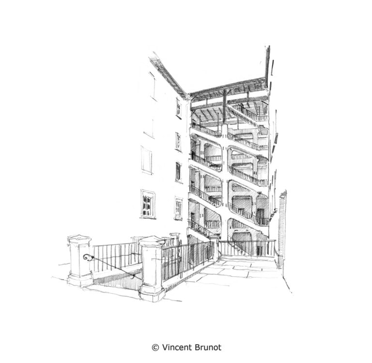 58A, Lyon - Dessin de Vincent Brunot