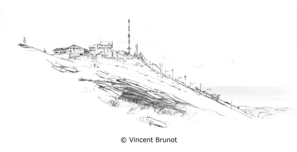 Cairn, Pays Basque - Dessin de Vincent Brunot