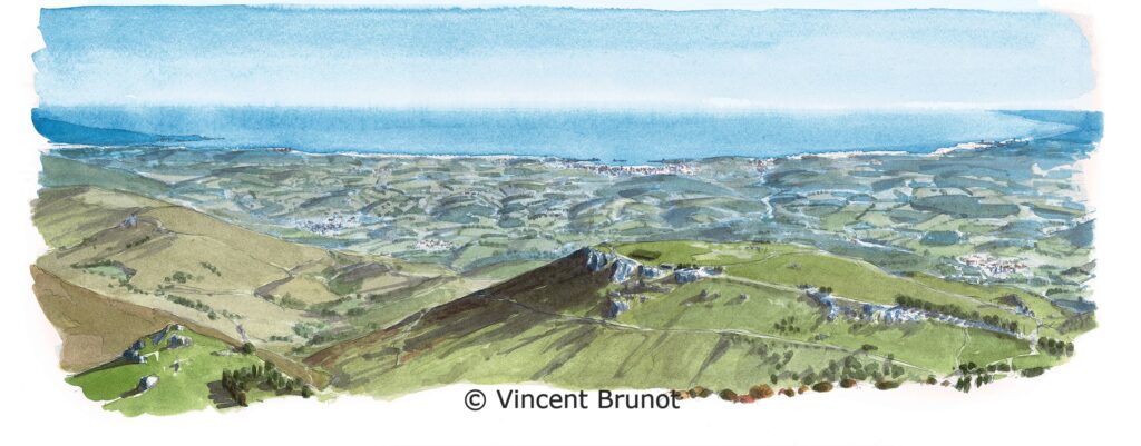 Cairn, Pays Basque - Dessin de Vincent Brunot