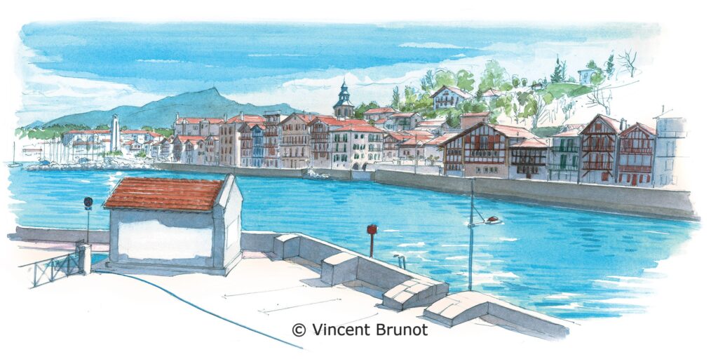Cairn, Pays Basque - Dessin de Vincent Brunot