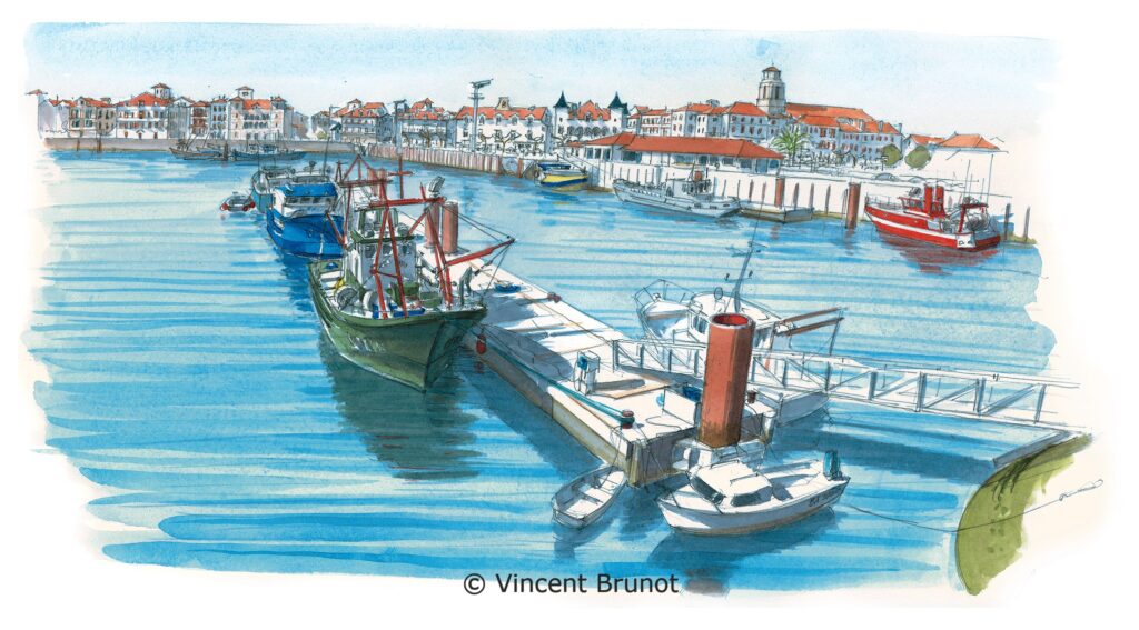 Cairn, Pays Basque - Dessin de Vincent Brunot