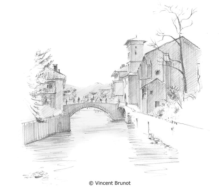 Cairn, Pays Basque - Dessin de Vincent Brunot