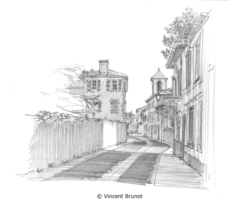Cairn, Pays Basque - Dessin de Vincent Brunot