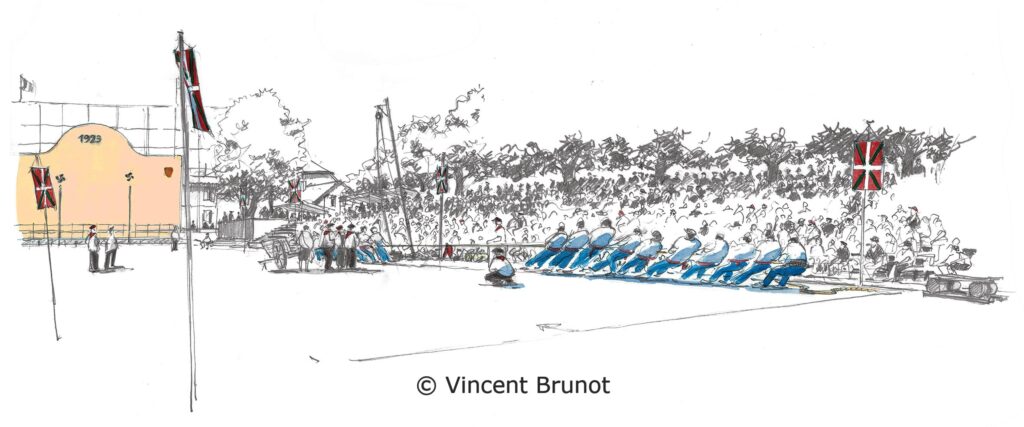 Cairn, Pays Basque - Dessin de Vincent Brunot