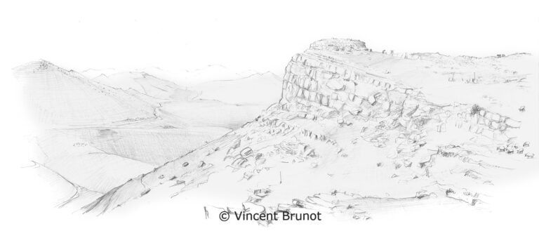 Cairn01, Pays Basque - Dessin de Vincent Brunot
