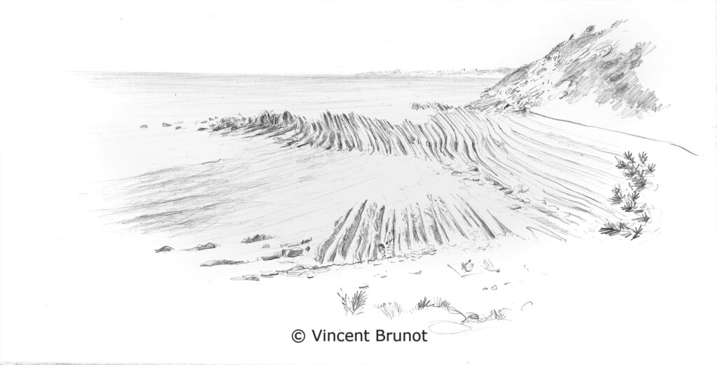 Cairn, Pays Basque - Dessin de Vincent Brunot