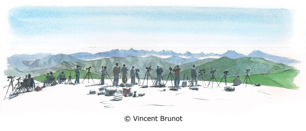 Cairn, Pays Basque - Dessin de Vincent Brunot