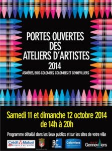Portes ouvertes des ateliers d’artistes à Asnières