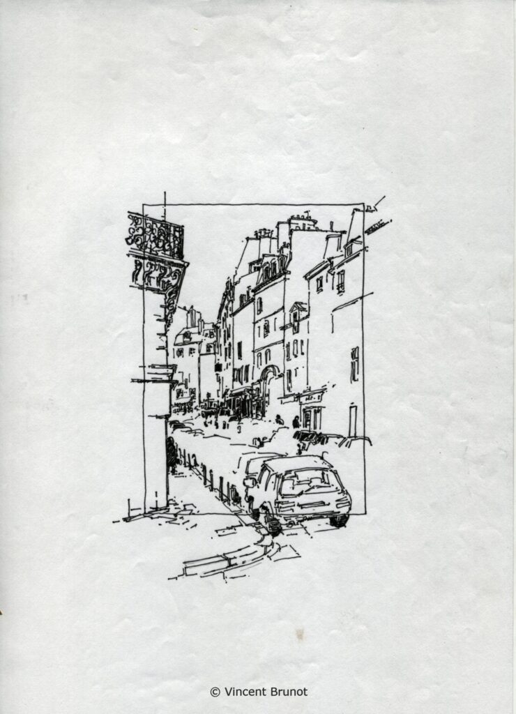 Paris 1, Paris - Dessin de Vincent Brunot
