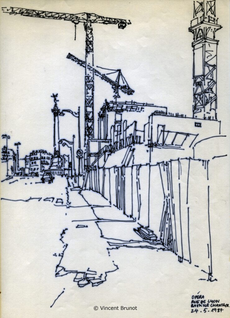 Paris 2, Paris - Dessin de Vincent Brunot