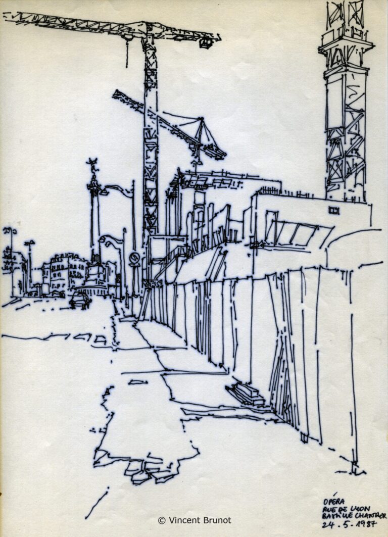 Paris 2, Paris - Dessin de Vincent Brunot