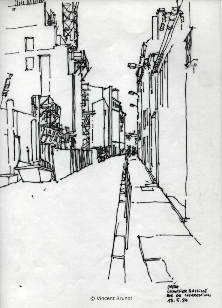 Paris 4, Paris - Dessin de Vincent Brunot