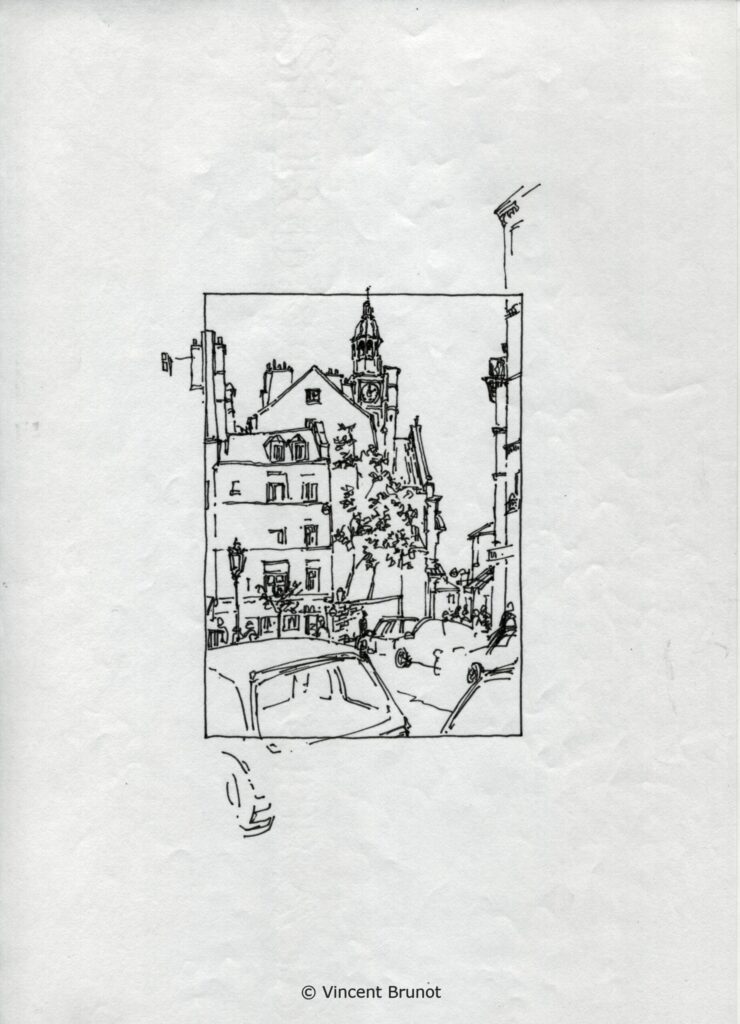 Paris 8, Paris - Dessin de Vincent Brunot