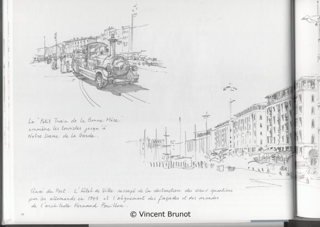 Scan–, Marseille - Dessin de Vincent Brunot