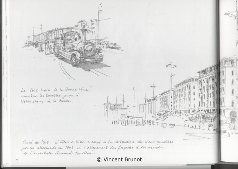 Scan–, Marseille - Dessin de Vincent Brunot