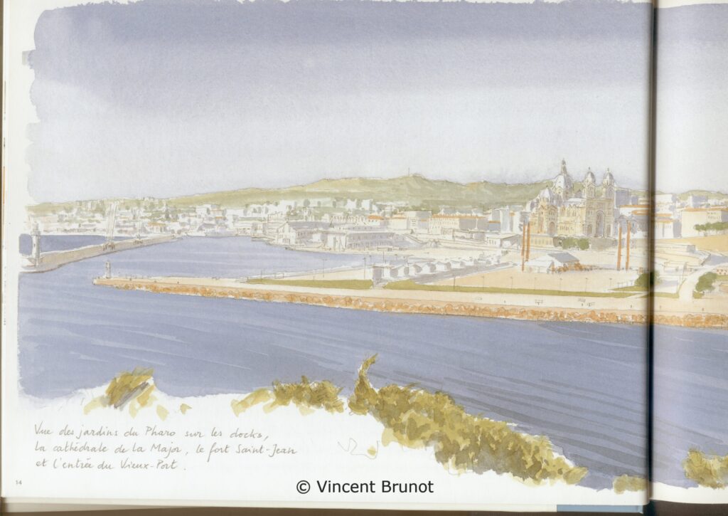 Scan–, Marseille - Dessin de Vincent Brunot