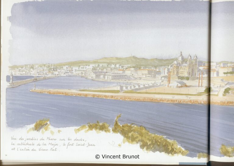 Scan–, Marseille - Dessin de Vincent Brunot