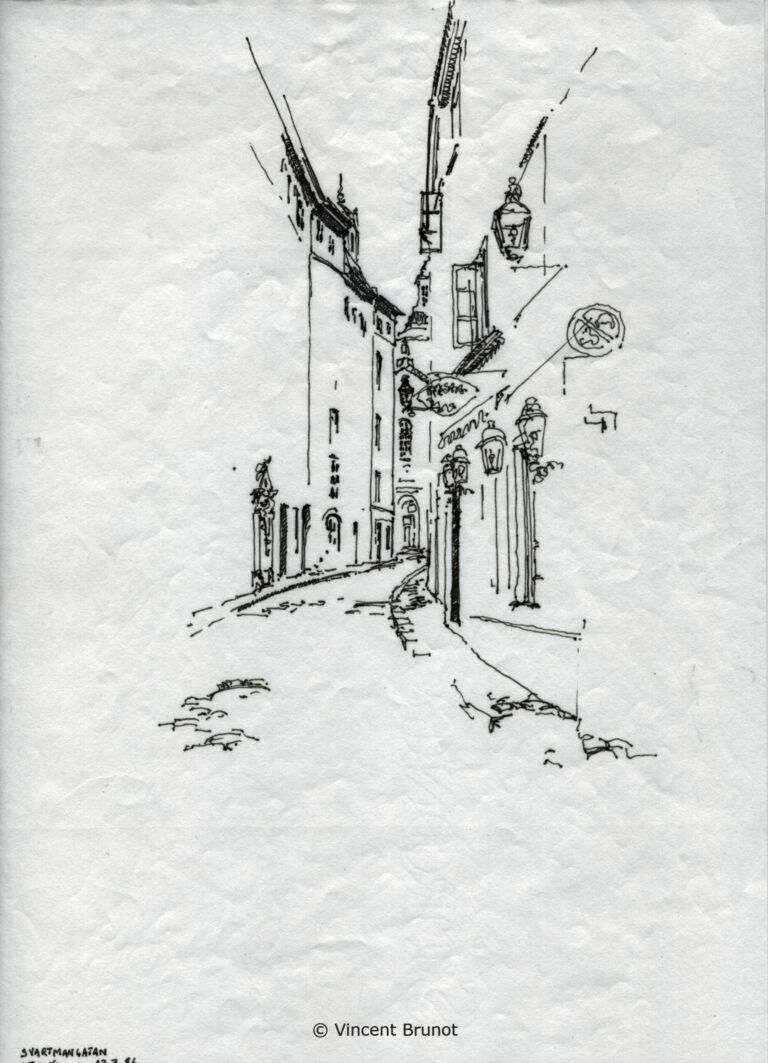 Stockholm03, Stockholm - Dessin de Vincent Brunot
