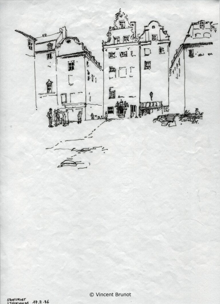 Stockholm04, Stockholm - Dessin de Vincent Brunot